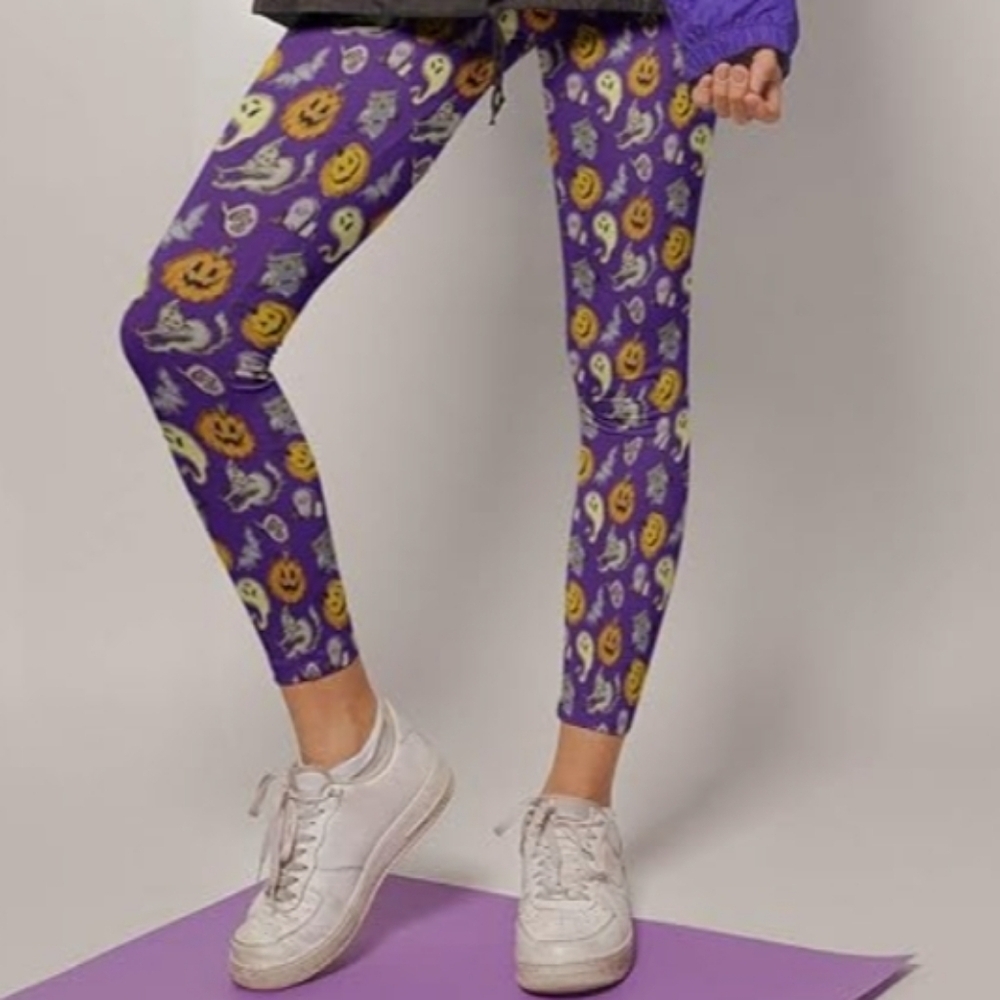 Sissycos Halloween Print Buttery Soft Leggings Size S/L